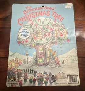 VTG 1980 Random House The Berenstain Bears Christmas Tree Puzzle Sealed New - Picture 1 of 8
