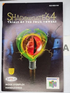 Manual Nintendo 64 Shadowgate 64 NUS-NSGX-FAH N64 - Picture 1 of 5