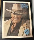 1979, John Wayne, "SAN ANTONIO EXPRESS NEWS"Newspaper  Insert (Scarce / Vintage)