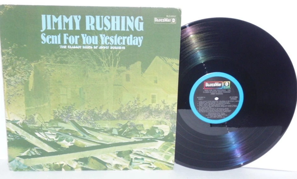 JIMMY RUSHING Sent For You Yesterday LP Plays Well 1973 Bluesway BLS 6057  - Image 1 of 4