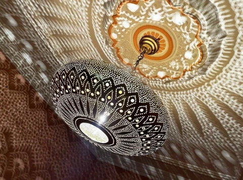 Moroccan Pendant Light, Moroccan lamp , Hanging Lamp , Lampshades Lighting Cover