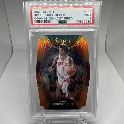 2021 Select Josh Christopher Orange Die Cut /65 PSA 9 RC - Image 1 of 2