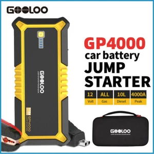 🔥GOOLOO 4000A Auto starthilfe Jump Starter PowerBank Ladegerät Tragbar 24000mAh - Bild 1 von 14