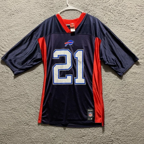 NFL Buffalo Bills Jersey #21 Willis McGahee - Blue - Men's Size Medium Cover