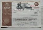 Arlen Realty and Development Corporation Stock Certificate