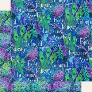 2x Graphic 45 kaleidoscope Joy in the Journey - 12x12 d'sided scrapbooking paper - Picture 1 of 1