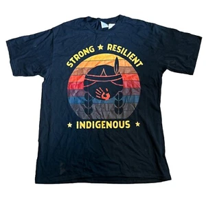 Strong Resilient Indigenous MMIW Awareness No Stolen Sisters Gift Sz L T-Shirt - Picture 1 of 5
