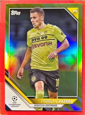 Thorgan Hazard ~ 2022 Topps Champions League ~ Yellow Foil /250 - Image 1 of 2