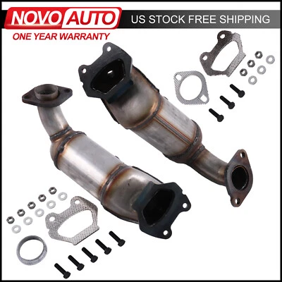 Conversor catalítico dianteiro para 2011-16 Dodge Grand Caravan Chrysler Town&Country - Imagem 1 de 4