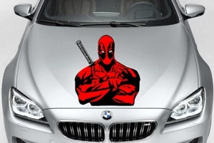 DEADPOOL MARVEL COMICS SUPERHERO VINYL DECAL CAR TRUCK GUN TRIBAL  - Picture 1 of 1