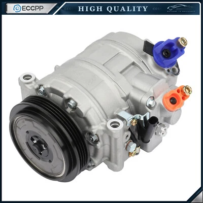 A/C AC Compressor For 2004-2005 BMW 525i 530i 2009-2011 For BMW 335d 3.0L 2.5L - Image 1 of 4