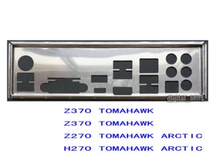 Bouclier E/S OEM pour carte mère MSI Z370 Z270 H270 TOMAHAWK ARCTIC plaque arrière E/S - Photo 1/4