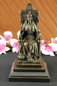 Arte Bronce Escultura Estatua Jesucristo Figura Biblia Jesús Estatuilla Iglesia Venta - Imagen 1 de 12