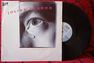 JULIAN LENNON ** Saltwater / Creo Que Voy A Llorar ** 1991 UK 12" SINGLE - Picture 1 of 4
