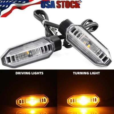 LED Turn Signal Light Indicator Lamp For HONDA CB750 HORNET XL750 Transalp 2023 - Image 1 of 4