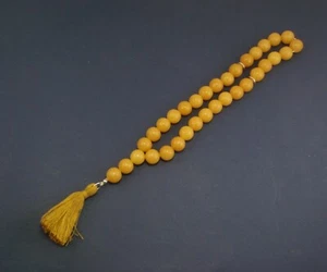 NEW Original Genuine Amber Orthodox Christian Rosary 49g/245ct Prayer Beads - Picture 1 of 9