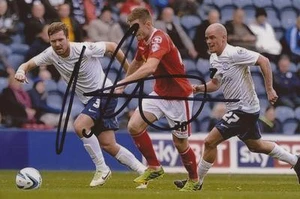CREWE: OLIVER TURTON SIGNED 6x4 ACTION PHOTO+COA - Picture 1 of 1