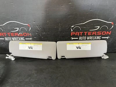 14-16 BMW 428I CONDUCTOR DELANTERO PASAJERO IZQUIERDO DERECHO PARASOL VISERAS GRIS Foto 1 de 4