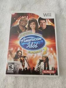 AMERICAN IDOL ENCORE 2 Nintendo Wii COMPLETE WITH MANUAL - Picture 1 of 3