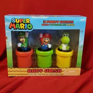 Nintendo Super Mario Bros. 3-teiliges Body Wash Geschenkset + Luigi und Yoshi! 2019 - Bild 1 von 5