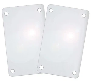 2- .020 Gauge Clear Plastic THIN Shield Protector Cover Motorcycle Size 4" x 7" - Picture 1 of 3