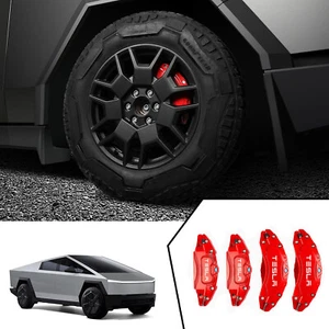 Brake Caliper Covers for Tesla Cybertruck Aluminum Front and Rear Caliper Cover - Foto 1 di 12