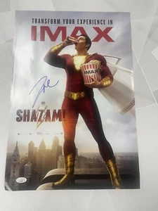 Zachary Levi Signed 13x19 Movie Poster Shazam JSA Auto - Picture 1 of 5
