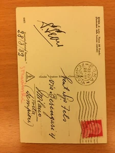 Cartolina autografa di Igor Stravinskij - Picture 1 of 1