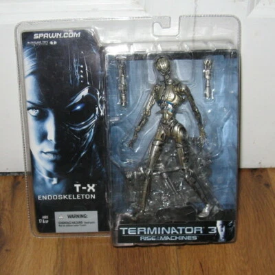 2003 McFarlane Toys Terminator 3 Rise of the Machines T-X Endoskeleton Figure - Image 1 of 4