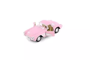 5316D) 1957 Chevrolet Corvette Kinsmart Diecast Model Toy Car 5'' 1:34PINK colo - Picture 1 of 5
