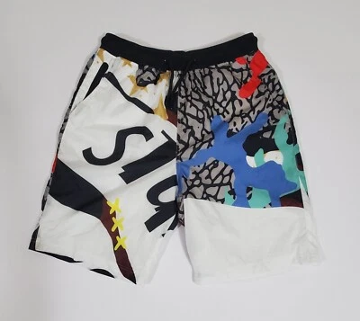 Staple Pigeon Logo All Over Print Colorful Shorts Camo With Pockets Size Medium - Image 1 of 4