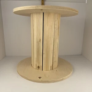 (1) 15.75" Diameter X 15" Height Plywood Wire Cable Spool Handmade in USA - Picture 1 of 12