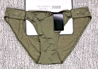 Victoria's Secret новый с Ярлыками адаптивный большой зеленый бикини трусики кружева бант логотип GAMUT BBV - Изображение 1 из 4