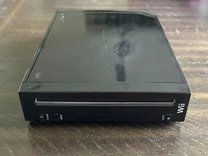 Consola Nintendo Wii Solo Negra RVL-001 Probada Auténtica Fabricante Original Funciona Muy bien - Imagen 1 de 5