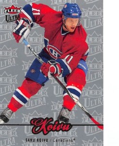 2007-08 Ultra Ice Medallion #93 Saku Koivu /100