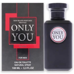 New Brand Only You Black by for Men - 3.3 oz EDT Spray, 100 ml - Imagen 1 de 4