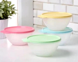 Tupperware Heritage Vintage Wonderlier Bowl Set of 4 Bowls NEW - Picture 1 of 2