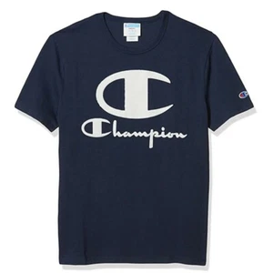 Champion LIFE Men's Short Sleeve Navy/White T-Shirt - Picture 1 of 1
