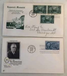 Roosevelt Cover Collection plus andere First Days Offizielle - Bild 1 von 10