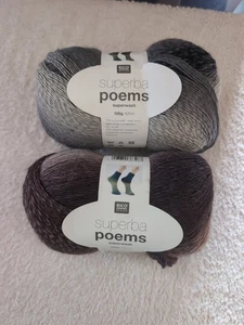 Superba Poems Superwash Sock yarn. Mixed Lot Of 2 - Picture 1 of 9