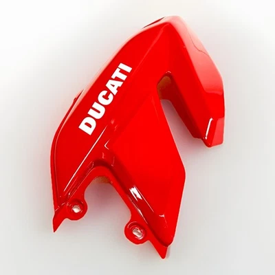 Carenado delantero derecho genuino Ducati Hypermotard 1100 S cubierta del tanque rojo 48012501A Foto 1 de 4