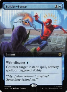 Spider-Sense (Extended Art) R Marvel's Spider-Man 254 NM Normal MTG - Picture 1 of 2