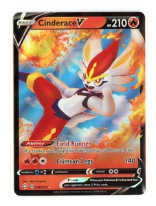 Cinderace V 035/192 Ultra Rare Holo SWSH02: Rebel Clash Pokemon TCG - Bild 1 von 2