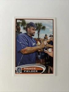 2012 Topps SP Photo Variation Prince Fielder Detroit Tigers #650 - Picture 1 of 2