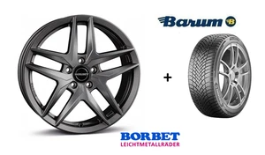 Winterräder Skoda Elroq RS 4x Borbet Z dark grey Felgen Barum Polaris 6 Reifen - Bild 1 von 1