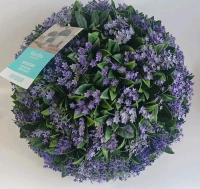 Martha Stewart Large Topiary Plant Ball Purple Jasmine Lilac 54-56" New Rare - Image 1 of 2