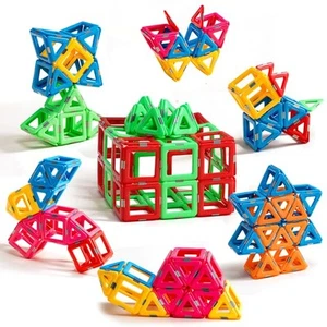 Magnetic Building Tiles Blocks Toys for Kids, Educational STEM Toys Gifts-Sta... - Picture 1 of 6
