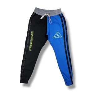 Adidas x Daniel Patrick Basketball Jogger Sweatpants Men's Small Blue/Black/Gray - Picture 1 of 21