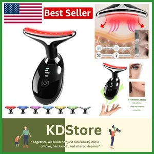7-in-1 Red Light Therapy Face & Neck Massager for Youthful Skin - Picture 1 of 8