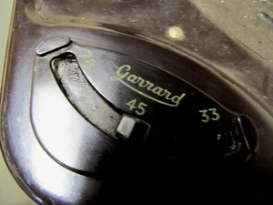 Rare Garrard 3 Speed RC88 RC98 RC121 SPEED SELECTOR PLATE Cover Trim Turntable - Bild 1 von 3